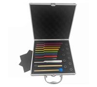 Jrudjsnhhty Lot de 10 diapasons d'accordage pour guérison des chakras, thérapie par le son, garder le corps multicolore