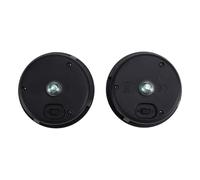 Jrudjsnhhty Lot de 2 lanternes solaires de rechange 8 cm RVB pour lampe d'ambiance à suspendre en extérieur
