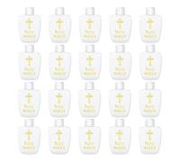 Jrudjsnhhty Lot de 20 bouteilles d'eau bénite vides en plastique de 60 ml pour catholique, chrétien, Halloween, 60 ml