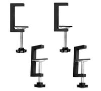 Jrudjsnhhty Lot de 4 colliers de serrage G pour le travail du bois, le plastique, le perçage inversé pour la fixation de pièces d'outils à main