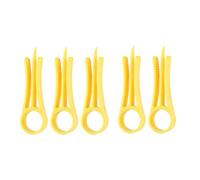 Jrudjsnhhty Lot de 5 outils de détorsion de câble réseau jaune pour redresser les fils de CAT5/5e/6/7