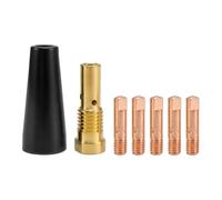 Jrudjsnhhty Lot de 7 embouts de buse sans gaz pour soudeur FC90 à fil fourré 0,8 mm FC90 MIG