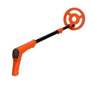 Jrudjsnhhty MD1009 Détecteur de métaux portable pour l'extérieur Dispositif de positionnement de pièces de monnaie Souterrain Détecteur scientifique extérieur Détecteur de métaux Orange