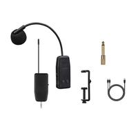 Jrudjsnhhty Microphone sans fil pour violon - Instrument de musique - Récepteur audio et émetteur - Long clip