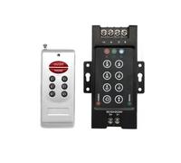 Jrudjsnhhty Mini télécommande sans fil 30 A pour bande lumineuse LED RVB 8 touches double télécommande sans fil