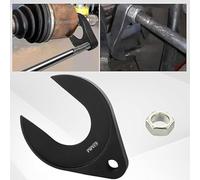 Jrudjsnhhty Outil de démontage d'essieu intérieur CV 63 mm, fixation de poulie d'essieu avant, pour marteaux coulissants avec filetage 5/8"-18