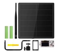 Jrudjsnhhty Panneau solaire D5 ESP32 LoRa 32 V3 pour WiFi Meshtastic LoRaWAN Heltec SX1262 ESP32 Batterie intégrée 5 V