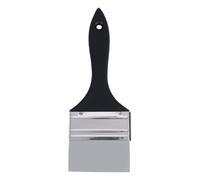 Jrudjsnhhty Pinceau plat large et ferme en silicone pour peinture acrylique et à base d'eau, 7,6 cm