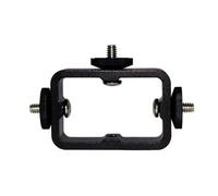 Jrudjsnhhty Support adaptateur support pour caméra selfie diffusion en direct téléphones 1/4 trou métal machine à trois positions 1 pièce