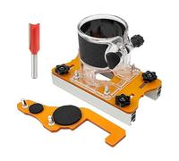 Jrudjsnhhty Support de fraisage pour meuble, connecteur dissimulé, boucle coulissante, support pour machine à tailler, outil de travail du bois, facile à utiliser