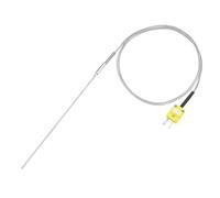 Jrudjsnhhty Thermocouple de type K avec prise, sonde de capteur de température de -50 à 1100 °C, fil de 1 m 1 x 150 mm