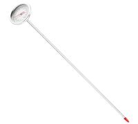 Jrudjsnhhty Thermomètre de sol à compost 50 cm de long en acier inoxydable de qualité alimentaire avec sonde de mesure