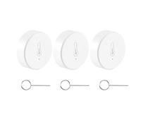 Jrudjsnhhty Tuya Smart ZigBee 3.0 Capteur de température et d'humidité intelligent alimenté par batterie avec application Tuya Smart Life (B)