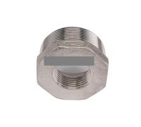 JRXFXEKW 1-1/4" BSP Male to 1/2" BSP Female 304 Stainless Steel Reducer Reducing Bush Adapter Fitting