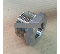JRXFXEKW 1-1/4" NPT Male x 1" NPT Female 304 Stainless Steel Reducing Bush Forged Pipe Fitting 3000 PSI Water Gas Oil