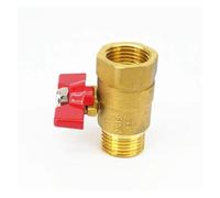 JRXFXEKW 1/2" BSP Female to 1/2" BSP Male Thread Brass Ball Valve with Handle PN 0.8 Mpa for Air Gas Water Fuel