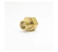 JRXFXEKW 1/2" BSP Female to 3/8" BSP Male Thread Brass Hex Socket Pipe Fitting Coupler Connector Adapter for Fuel Gas Water