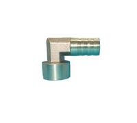 JRXFXEKW 1/2" BSPP Female x 16mm Hose Barb Elbow Splicer Brass Hosetail Fitting Adapter Coupling Water Gas Fuel