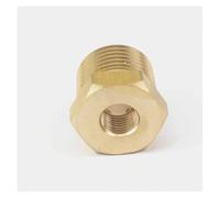 JRXFXEKW 1/2" BSPT Male x 1/8" NPT Female Reducing Bushing Brass Pipe Fitting Connector Adapter Air Gas Fuel Water