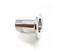 JRXFXEKW 1/4" BSPT Male x 0.5" Tri Clamp SUS 304 Stainless Steel Coupler Fitting Homebrew Beer