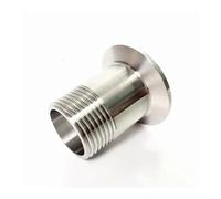 JRXFXEKW 1/4" BSPT Male x 1.5" Tri Clamp SUS 304 Stainless Steel Coupler Fitting Homebrew Beer