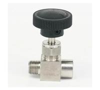 JRXFXEKW 1/4" NPT Female to Male Needle Valve 304 Stainless Steel Flow Control
