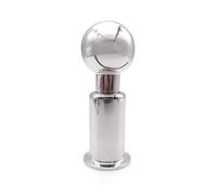 JRXFXEKW 1.5" Rotary Spray Ball CIP Tank Cleaner 360° Rotating Cleaning Head SS304 Tri Clamp Connection