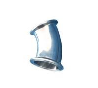JRXFXEKW 1.5" Tri Clamp x 25mm 1" Pipe OD SUS 304 Stainless Steel 45 Degree Elbow Fitting Home Brew Beer Wine