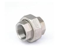 JRXFXEKW 1" BSP Female Thread 304 Stainless Socket Union Set Pipe Fitting Connector