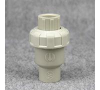 JRXFXEKW 1 Irrigation tubing 5pcs PPH One-Way Valve 20 25 32 40 50 63mm Inner Diameter Check Valve Check Valve Stop Valve PPH Pipe Fittings Pipe Garden Irrigation System