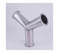 JRXFXEKW 102mm Pipe OD 4" Tri Clamp Y Shaped 3 Way SUS 304 Stainless Steel Fitting Spliter Homebrew Beer Wine