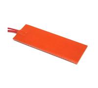 JRXFXEKW 12V DC 30x90mm 6W Rectangle Flexible Silicon Heater Pad for Oil Tank Electrical Wires