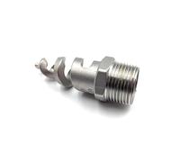 JRXFXEKW 1pc 1/2" Male Thread Full Cone Spiral Jet Nozzle