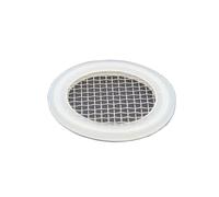 JRXFXEKW 1pc 1.5 inch Tri Silicone Gasket with Stainless Mesh(10 Mesh)