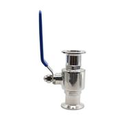 JRXFXEKW 1PC K50.5X32MM Ball-Valve Tri Clamp Female Straight 304 Stainless Steel Homebrew Brewing