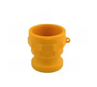 JRXFXEKW 1Pcs DN15 to DN50 Camlock Couplings 1/2" to 2" Quick Disconnect PP Pipe Fittings(Khaki,2")