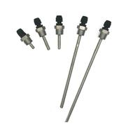 JRXFXEKW 1pcs Thermowell Stainless Steel 1/2" NPT Threads Temperature Sensors Thermowells for Max 6mm Wire L30-L600mm Pipe (Color : L300mm)
