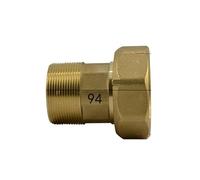 JRXFXEKW 2-1/2" Female to 2" Male Brass Union Pipe Fitting Water Gas Oil for Water Meter