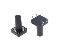 JRXFXEKW 20PCS 12X12x18mm 4PIN Dip TACT Push Button Switch Key Power Tactile switches 12x12x18 12 * 12 * 18MM Light Touch