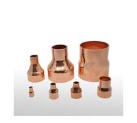 JRXFXEKW 28mmX16mm Inner Diameter Copper End Feed Straight Reducing Coupling Plumbing Fitting Scoket Weld Water Gas Oil
