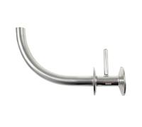 JRXFXEKW 3/4" (19mm OD) with 1.5" Tri Clamp Pickup Dip Tube Home Brew Fitting Tri Racking Arm Stainless Steel SS304