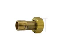 JRXFXEKW 3/4" Female to 1/2" Male Lengthen Brass Union Pipe Fitting Water Gas Oil for Water Meter
