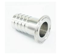 JRXFXEKW 32mm Tube Barbed- Tri Clamp 1.5" Ferrule O/D 50.5mm 304 Stainless Steel Ferrule Clamp Pipe Connector Fitting