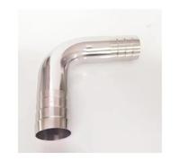JRXFXEKW 45mm 1-3/4" Hose SUS 304 Stainless Steel 90 Degree Elbow Pipe Fitting Home Brew Beer Wine