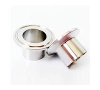 JRXFXEKW 51mm Pipe OD 2" Tri Clamp 28.6mm Height SUS 304 Stainless Auto Butt Weld Ferrule Fitting Home Brewing Beer