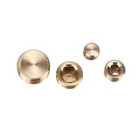 JRXFXEKW 5PC Brass Inner Hexagon Pipe Connector 1/4" BSP Male Thread Countersunk End Pneumatic Fitting