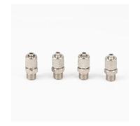 JRXFXEKW 5pc M6 Male Thread to Quick fit for 4x2.5mm Hose Brass Pneumatic Pipe Hose Coupler Fitting Connector Adapter