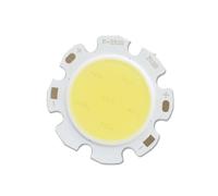 JRXFXEKW 5PCS High Brightness 3W 5W 7W 10W Bridgelux LED COB Source Chip Ra≥80 28mm Light Bulb Diode Light Lamp Spotlight Downlight Lamps(6500K Cold White,10W DC30-33V)