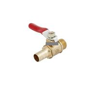 JRXFXEKW Brass Ball Valve 10mm Hose Barb x 1/4" PT Male Thread Pipe Plumbing Fitting
