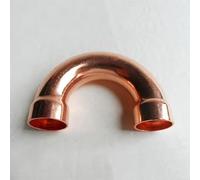 JRXFXEKW Copper 180 Elbow Plumbing Pipe Fitting Water Gas Oil Scoket Weld Coupler End Feed 180 Deg 28.6mm x1.2mm x88